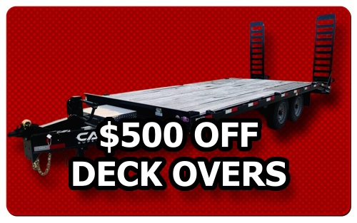 500 off Deck Overs
