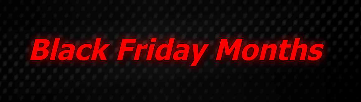 Black Friday Months Banner