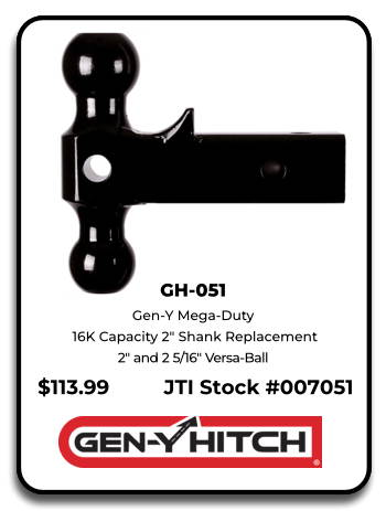 Gen-Y GH-051 16k Capacity 2" Shank replacement