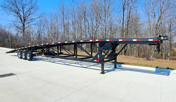 Used Kaufman Trailers W50 Wedge Trailer, 3 car transporter