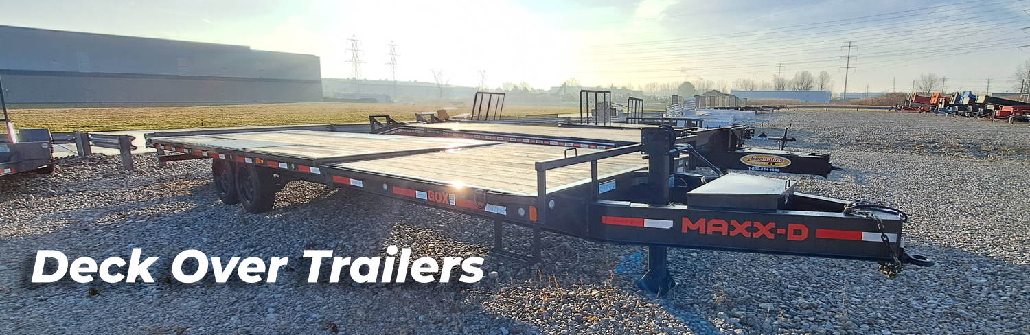 One used Maxx-D deck over trailer and one new Econoline Deck Over Trailer on lot at JTI Trailers in…