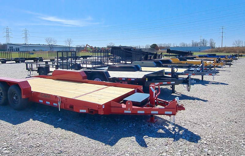 Tilt trailers for sale at JTI Trailers April 2025 near Cleveland Ohio